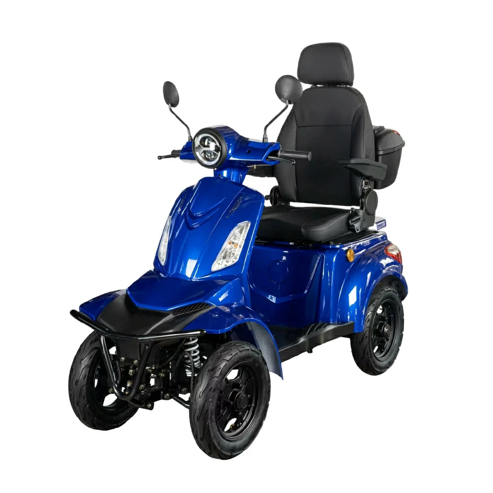 ROLLUX F2A 1000W 4 Wheels Mobility Scooter 300KG Weight Capacity - Blue