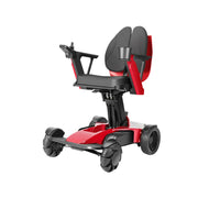 ROLLUX Foldable Compact 4-Wheel Mobility Scooter - 13Ah/20Ah Lithium Battery, Portable & Easy to Store - Red