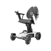 ROLLUX Foldable Compact 4-Wheel Mobility Scooter - 13Ah/20Ah Lithium Battery, Portable & Easy to Store - White