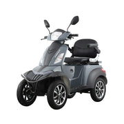 ROLLUX Compact 4-Wheel Mobility Scooter - 500W Motor, 48V 20Ah/30Ah Lead-Acid or Lithium Battery - Grey