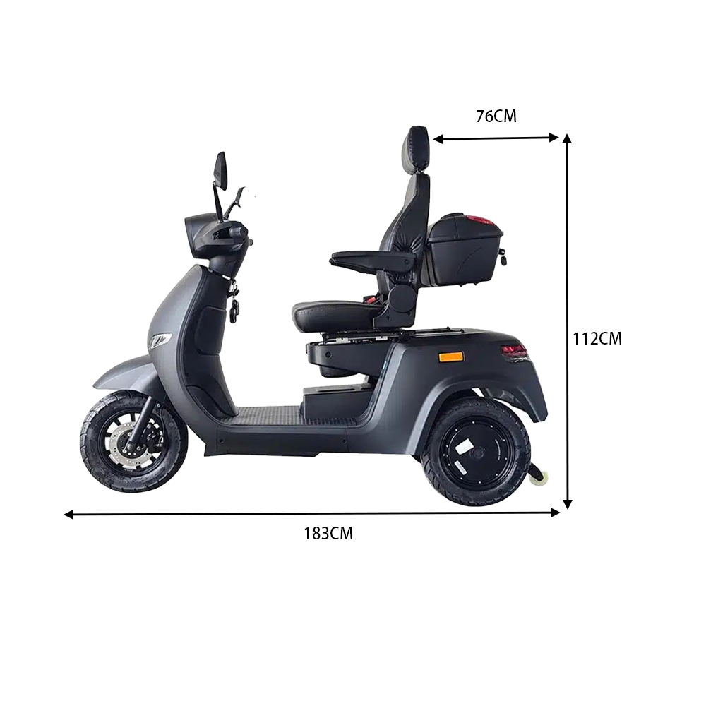 ROLLUX E3 Dual Motors 1600W 3 Wheel Mobile Scooter /Upgraded Version-With Box