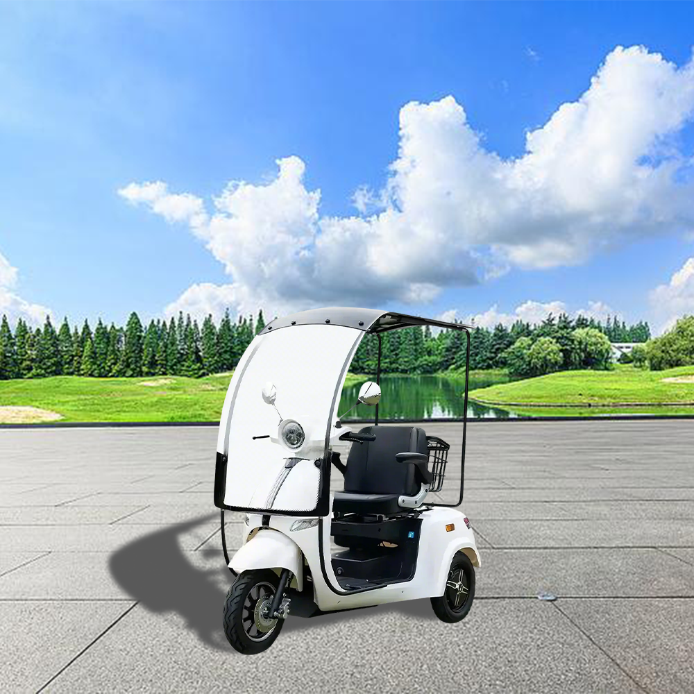 ROLLUX E3 Dual Motors 1600W Lithium battery 3 Wheel Mobile Scooter-White