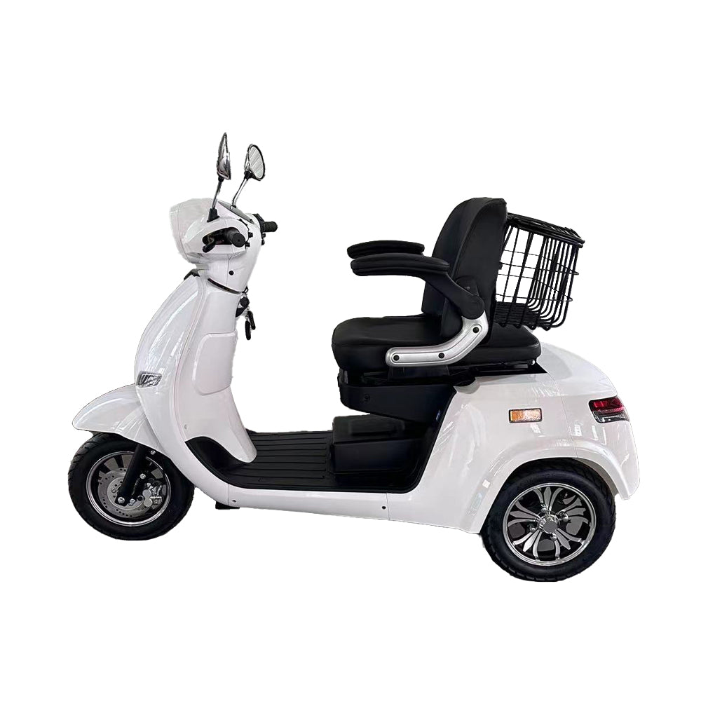 ROLLUX E3 Dual Motors 1600W Lithium battery 3 Wheel Mobile Scooter-White