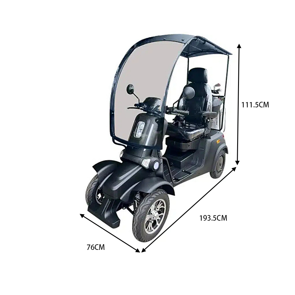 ROLLUX E4 1000W 4 Wheels Mobility Scooter 300KG Weight Capacity