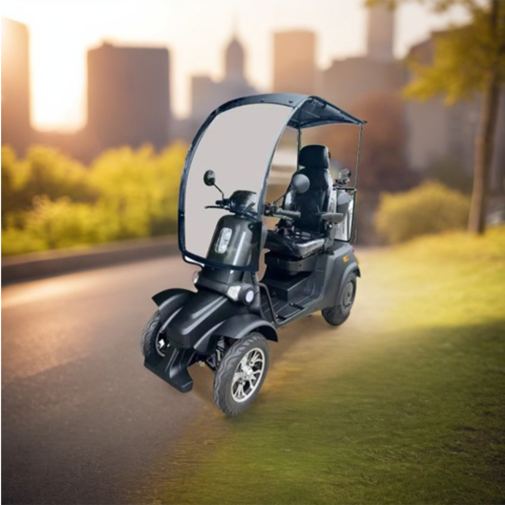 ROLLUX E4 Dual Motors 1600W 4 Wheels Golf Mobility Scooter 300KG Weight Capacity