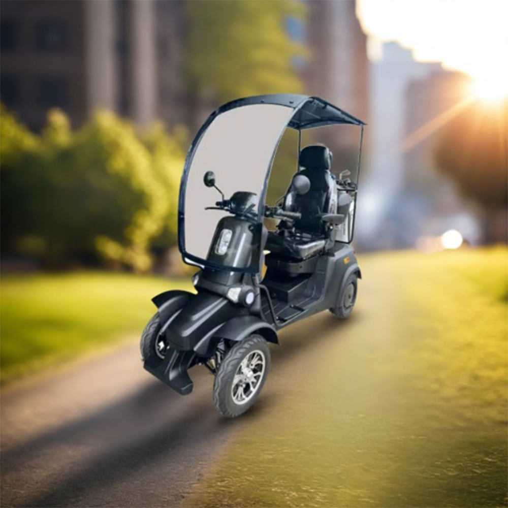 ROLLUX E4 Dual Motors 1600W 4 Wheels Golf Mobility Scooter 300KG Weight Capacity