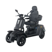 ROLLUX E4 800W×2 4-Wheel Mobility Scooter 300KG Weight Capacity with Lithium Battery - Black
