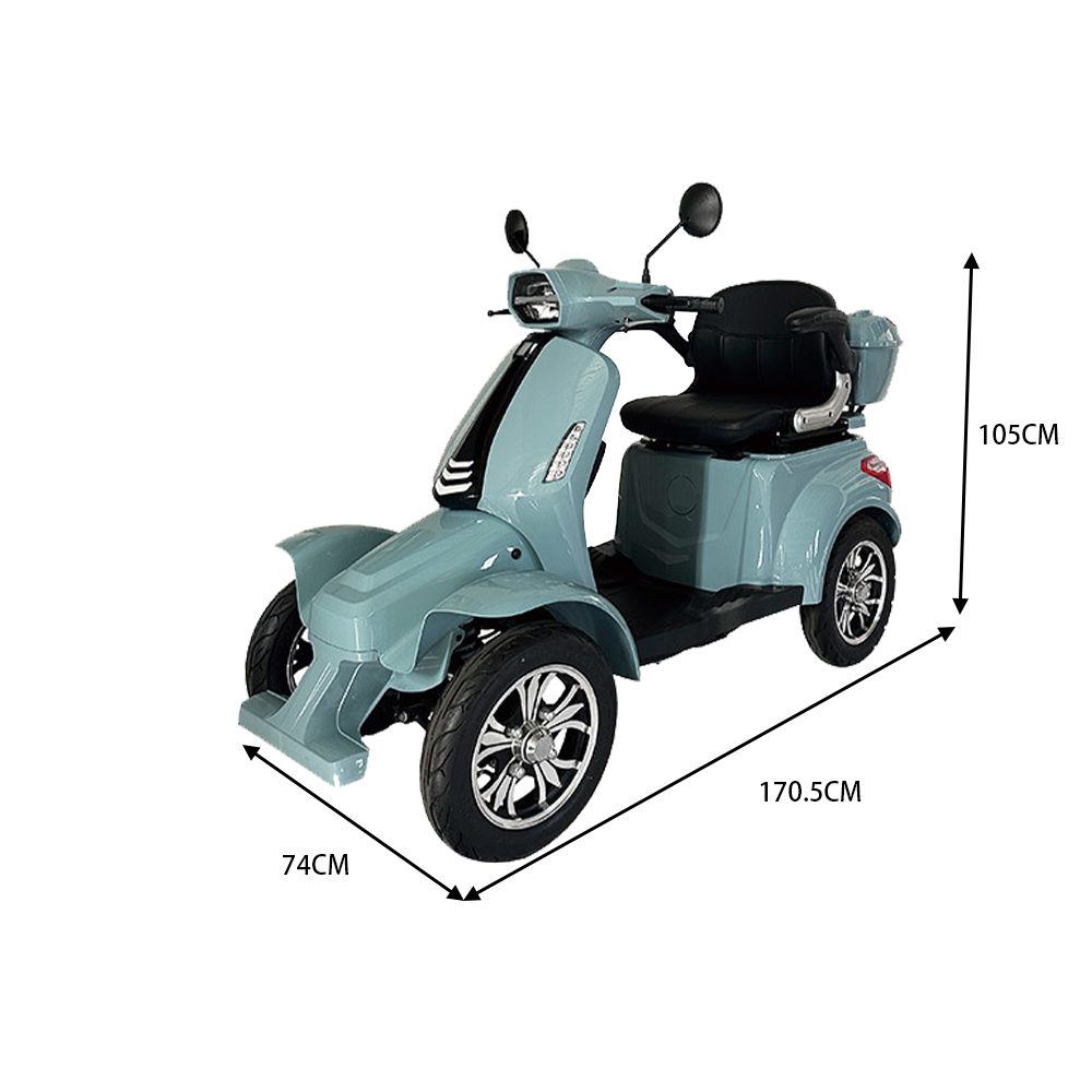 ROLLUX F2 1000W 4 Wheels Mobility Scooter 300KG Weight Capacity
