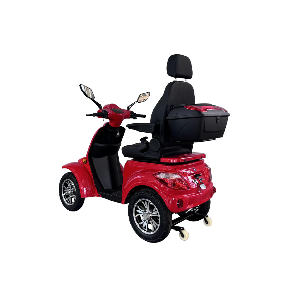 ROLLUX F4 1000W 60V 20AH4 Wheels Mobility Scooter / 300KG Weight Capacity - Red