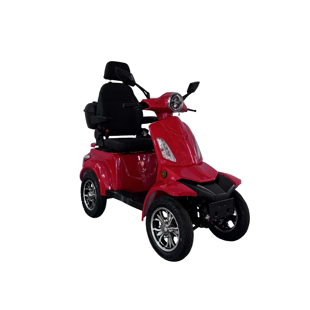 ROLLUX F4 1000W 60V 20AH4 Wheels Mobility Scooter / 300KG Weight Capacity - Red