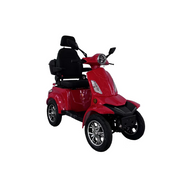 ROLLUX F4 1000W 60V 20AH4 Wheels Mobility Scooter / 300KG Weight Capacity - Red