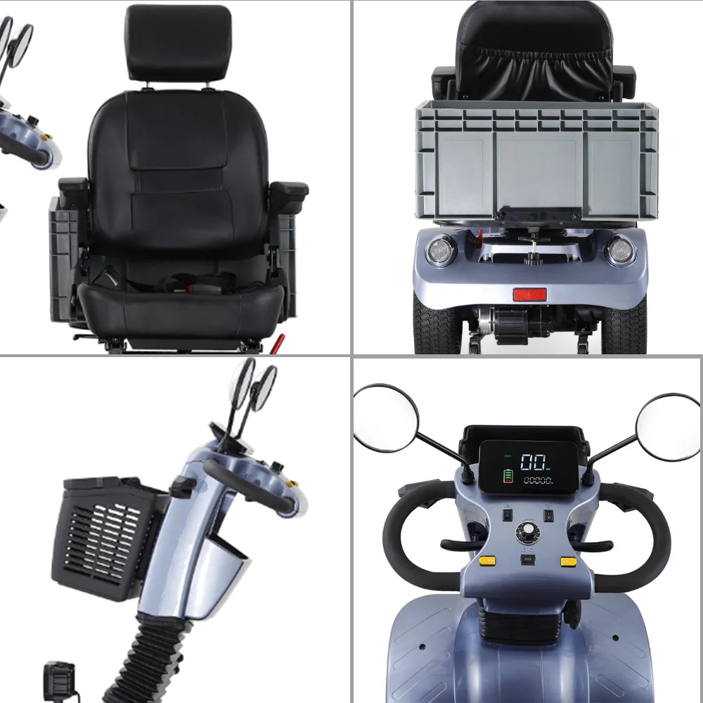 ROLLUX BSH-C 500W 48V20Ah Lead-Acid Electric Mobility Scooter Drum Brake