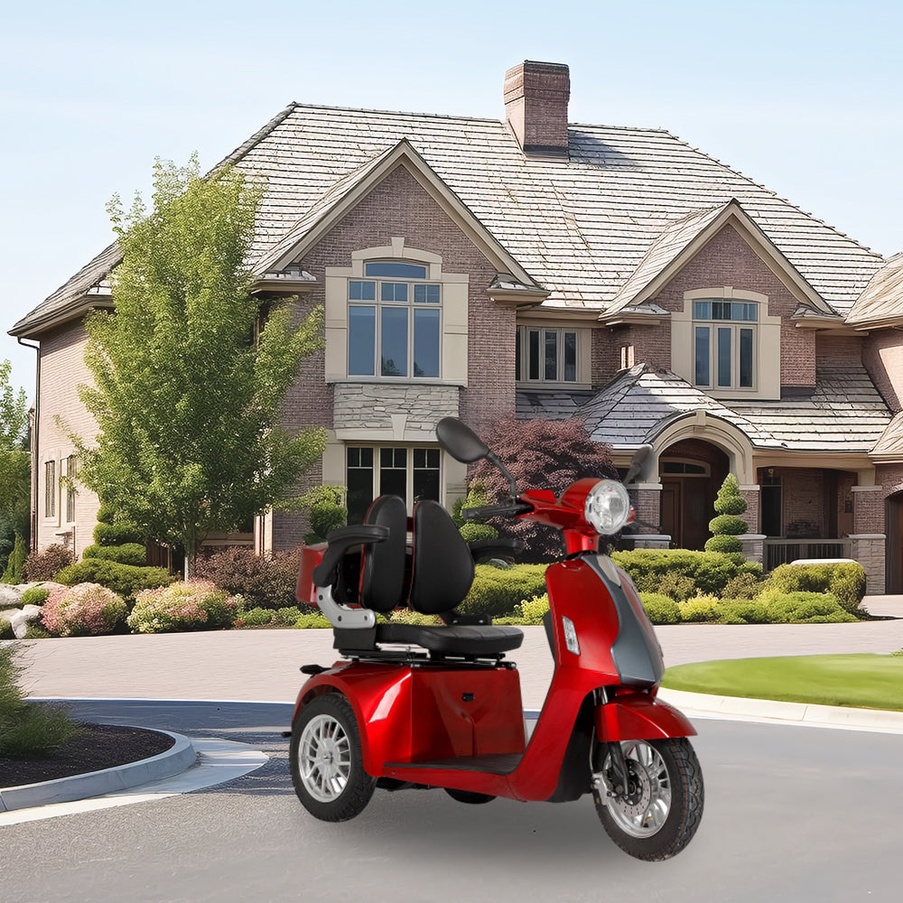 ROLLUX AFA2D 500W 60V20Ah Lead-Acid/Lithium Battery Electric Mobility Scooter Drum Brake