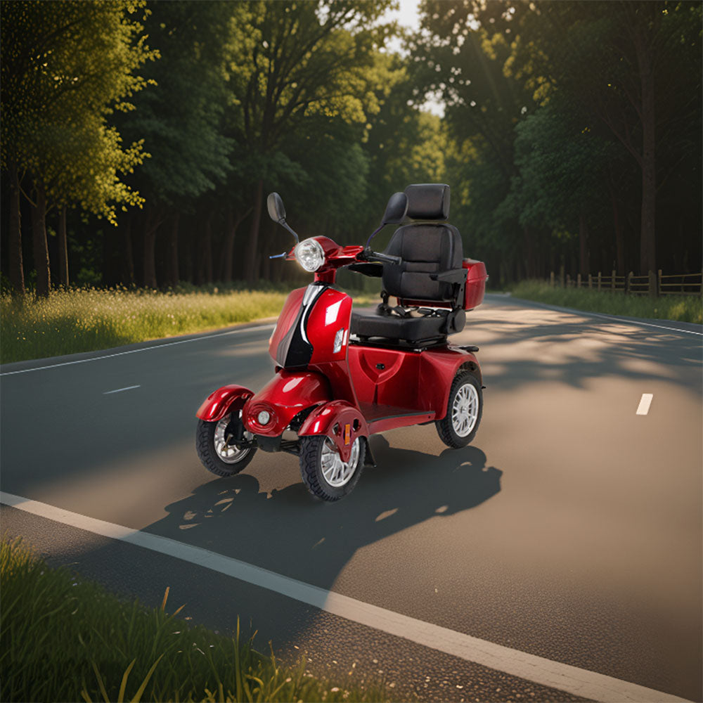 ROLLUX AFA2D4D 500W 60V20Ah Lead-Acid/Lithium Battery Electric Mobility Scooter Drum Brake