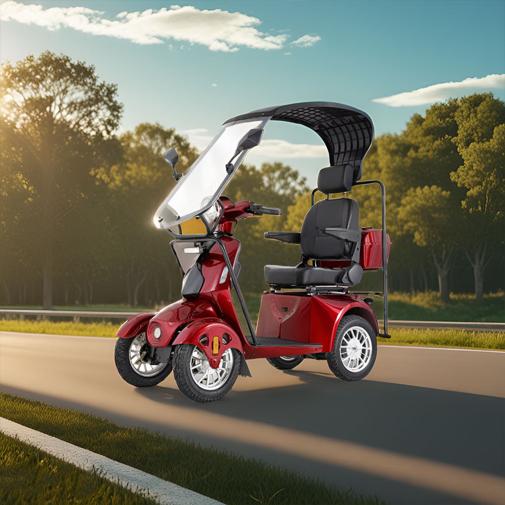 ROLLUX AFA2D4D 500W 60V20Ah Lead-Acid/Lithium Battery Electric Mobility Scooter Drum Brake