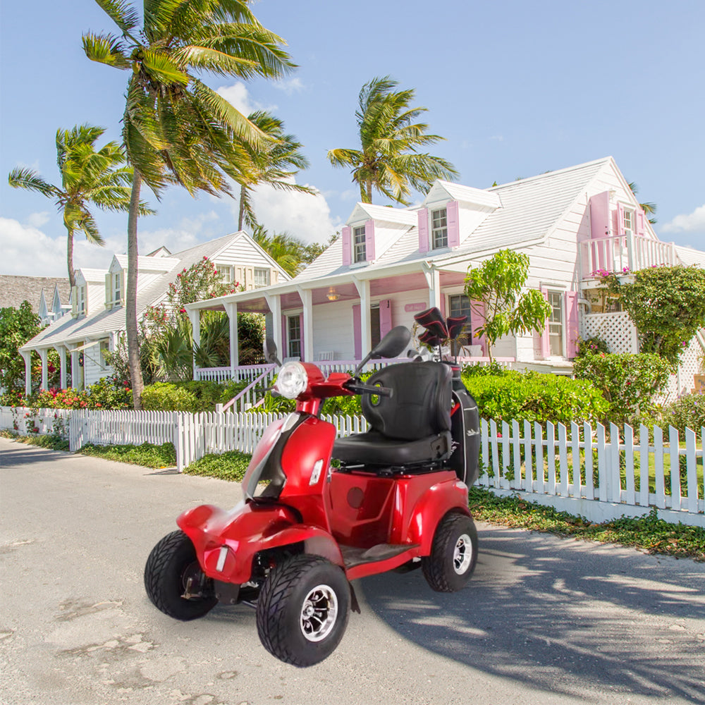 ROLLUX AFA4W 1000W 60V20Ah Lead-Acid/Lithium Battery Electric Mobility Scooter Drum Brake