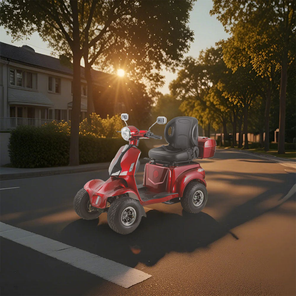 ROLLUX AFA4W 1000W 60V20Ah Lead-Acid/Lithium Battery Electric Mobility Scooter Drum Brake