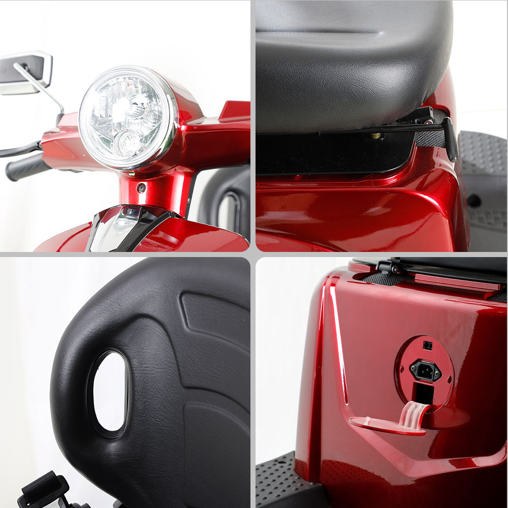 ROLLUX AFA4W 1000W 60V20Ah Lead-Acid/Lithium Battery Electric Mobility Scooter Drum Brake