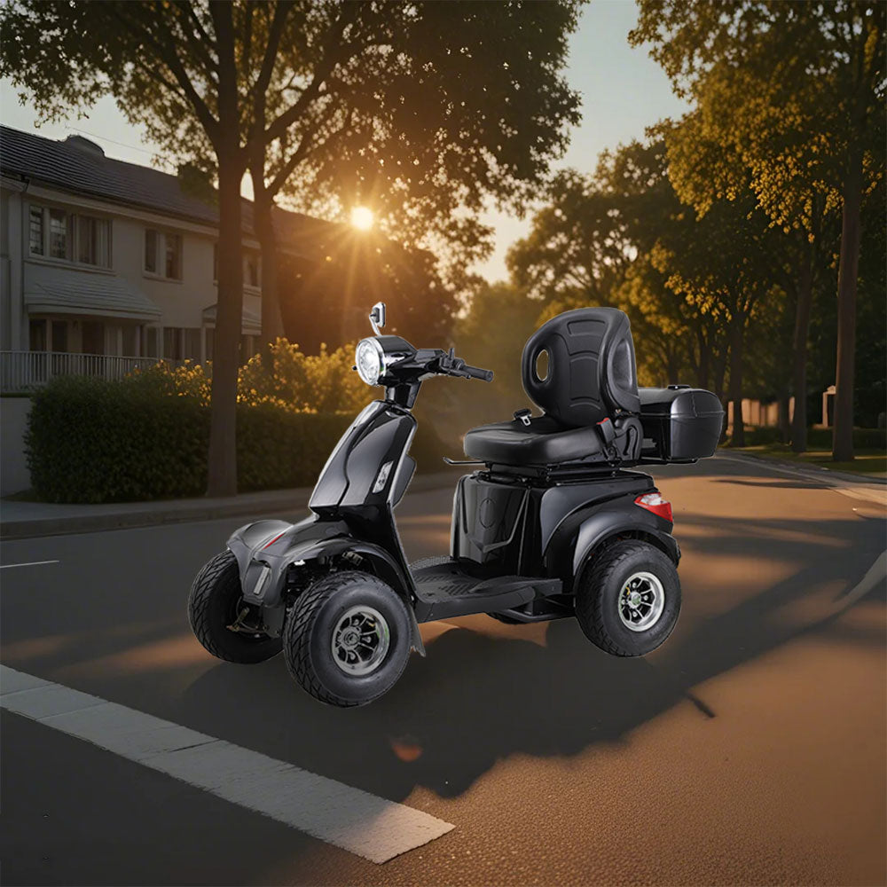 ROLLUX AFA4W 1000W 60V20Ah Lead-Acid/Lithium Battery Electric Mobility Scooter Drum Brake