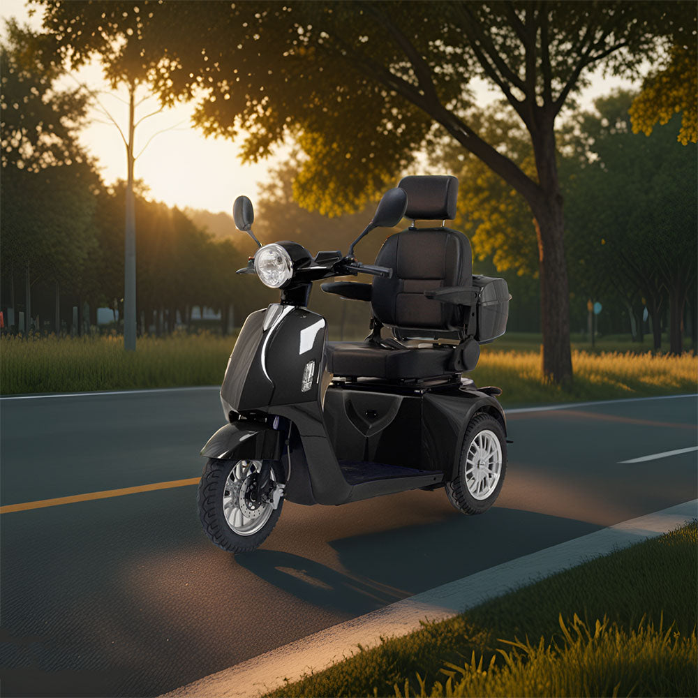 ROLLUX AFA2D 500W 60V20Ah Lead-Acid/Lithium Battery Electric Mobility Scooter Drum Brake