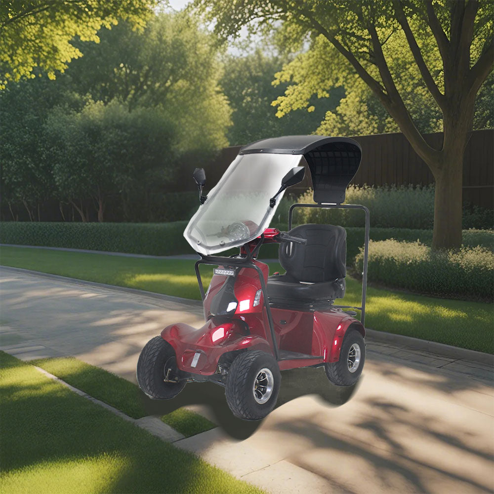 ROLLUX AFA4W 1000W 60V20Ah Lead-Acid/Lithium Battery Electric Mobility Scooter Drum Brake