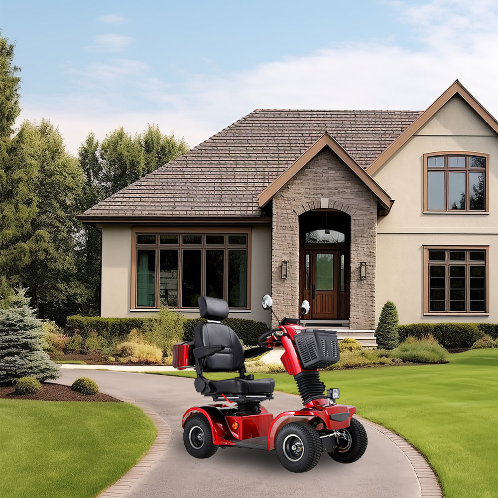 ROLLUX BSH 500W 48V20Ah Lead-Acid/Lithium Battery Electric Mobility Scooter Drum Brake