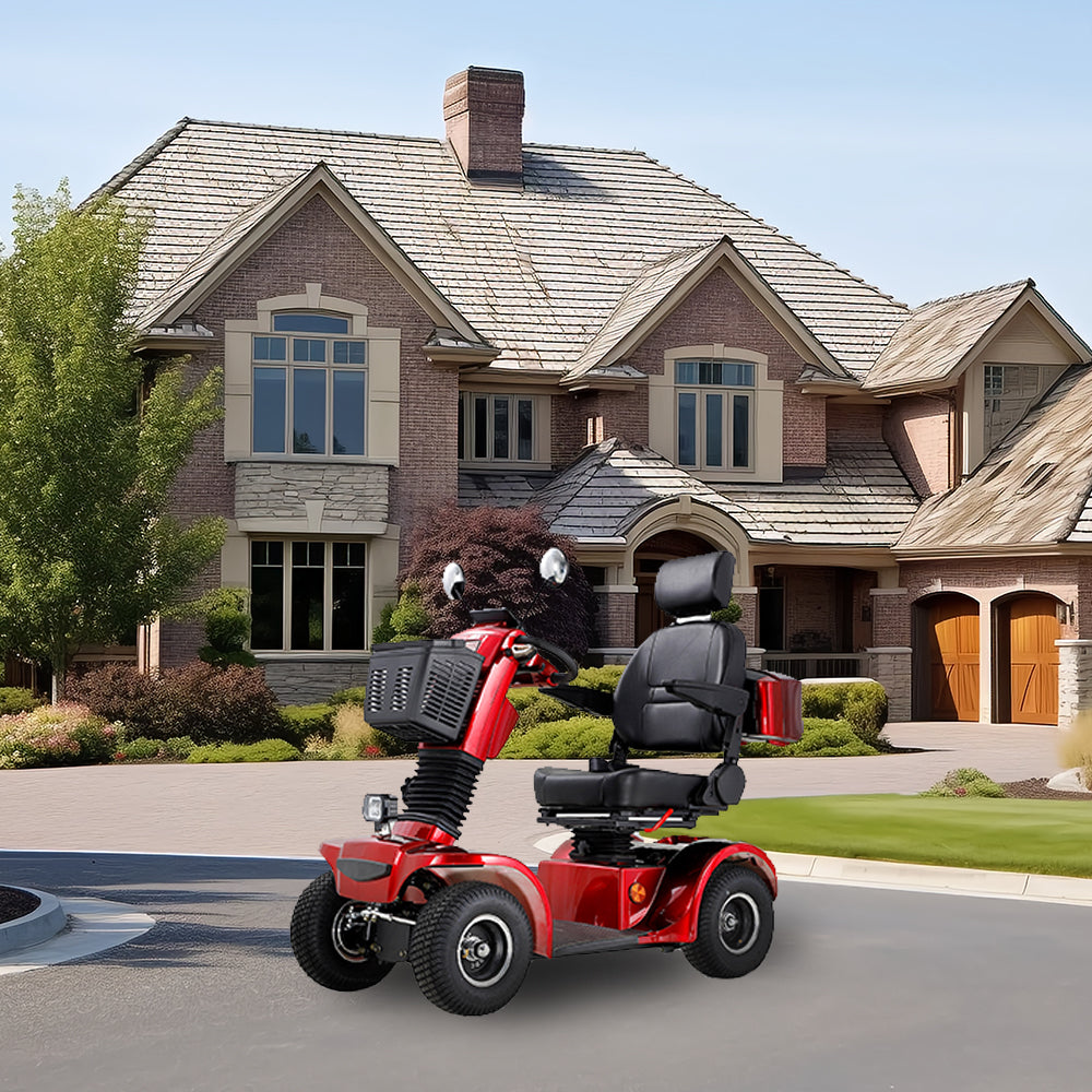 ROLLUX BSH 500W 48V20Ah Lead-Acid/Lithium Battery Electric Mobility Scooter Drum Brake