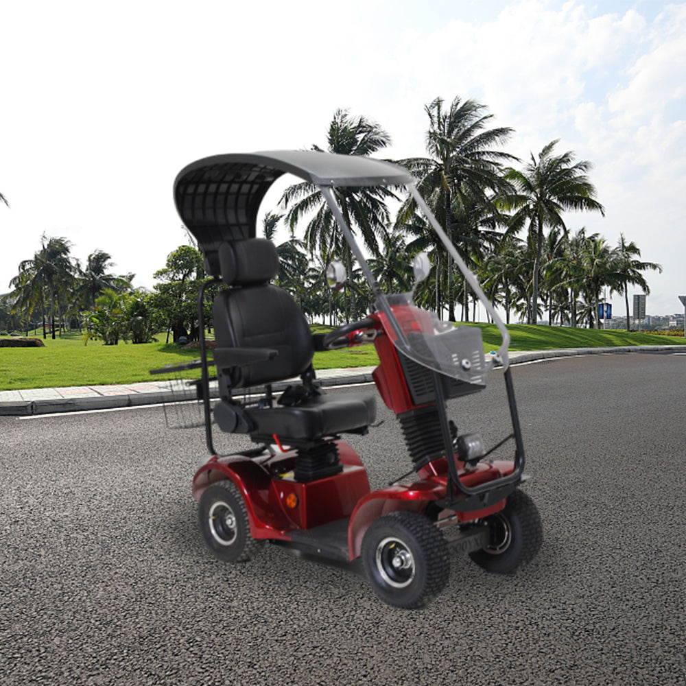 ROLLUX BSH 500W 48V20Ah Lead-Acid/Lithium Battery Electric Mobility Scooter Drum Brake