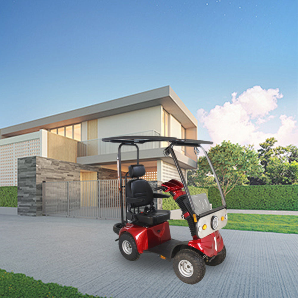 ROLLUX DJ 1000W 60V20Ah Lead-Acid/Lithium Battery Electric Mobility Scooter Drum Brake