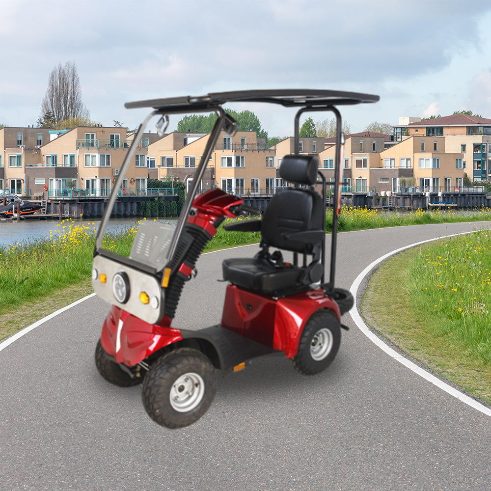 ROLLUX DJ 1000W 60V20Ah Lead-Acid/Lithium Battery Electric Mobility Scooter Drum Brake