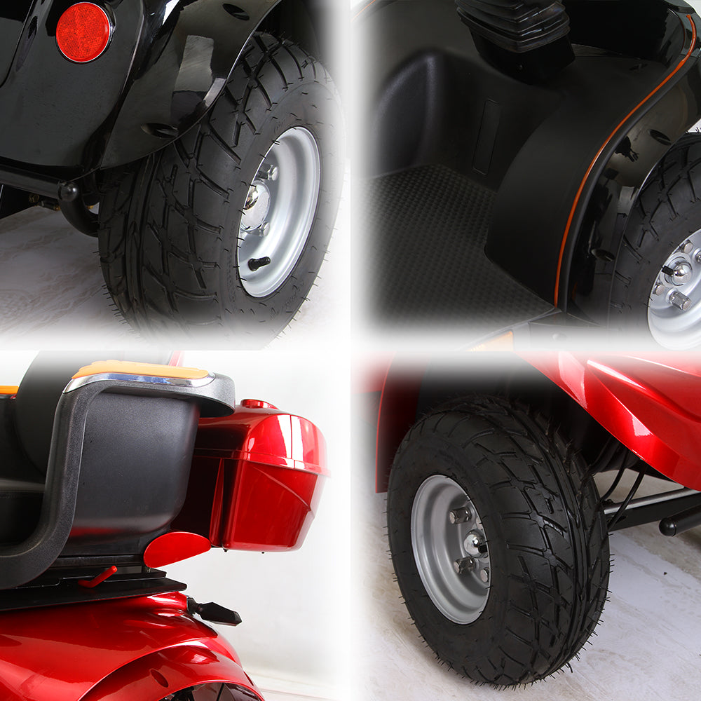 ROLLUX DJ 1000W 60V20Ah Lead-Acid/Lithium Battery Electric Mobility Scooter Drum Brake