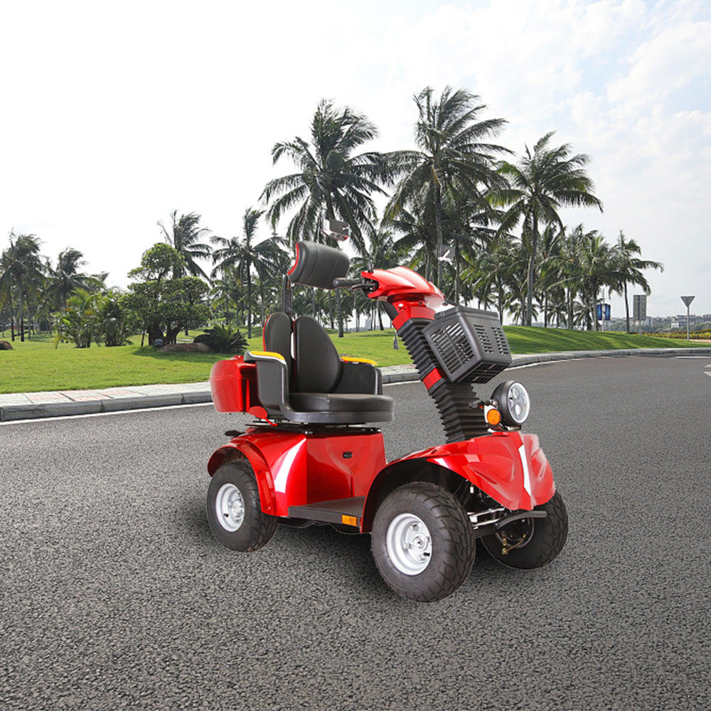 ROLLUX DJ 1000W 60V20Ah Lead-Acid/Lithium Battery Electric Mobility Scooter Drum Brake