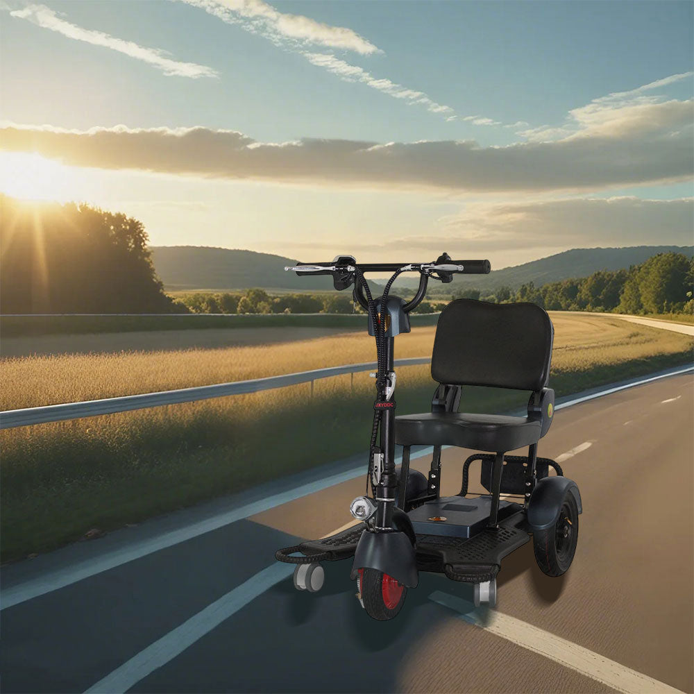 ROLLUX FY-VRLA 350W 48V12Ah Lead-Acid/Lithium Battery Electric Mobility Scooter Drum Brake