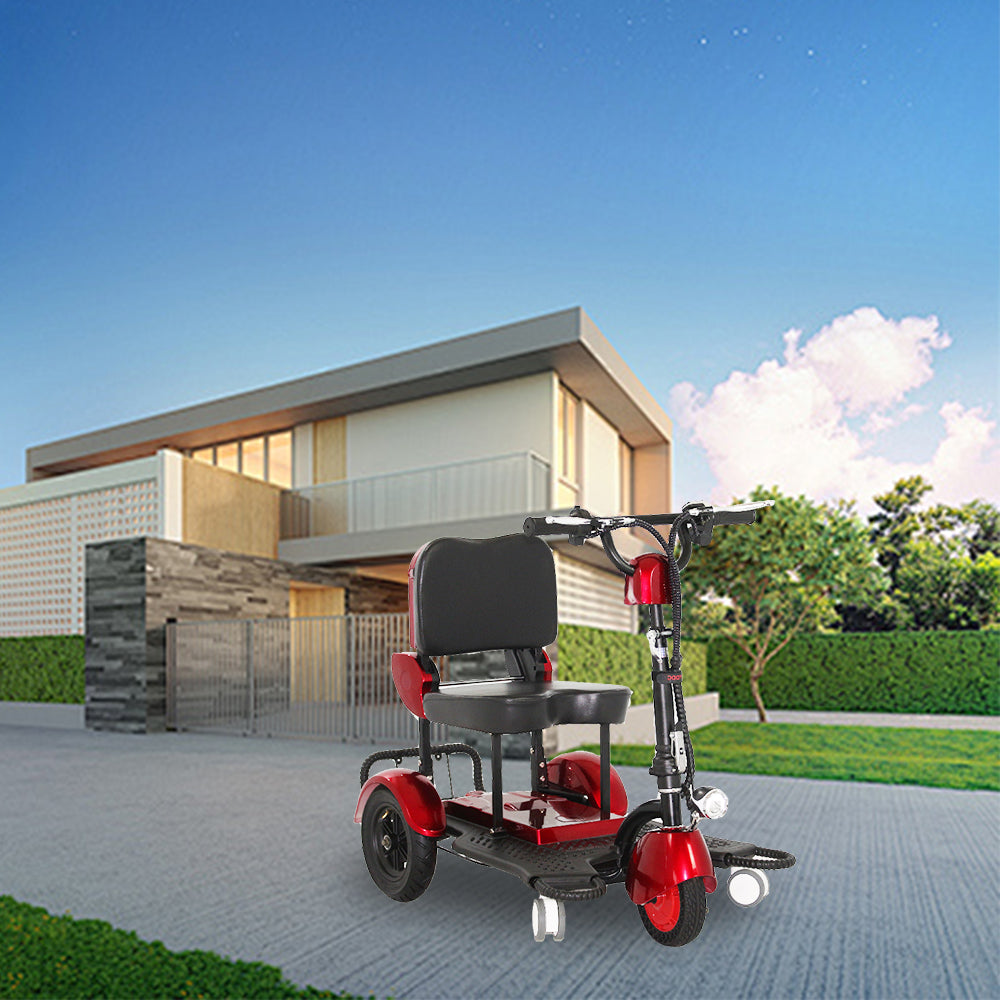 ROLLUX FY-VRLA 350W 48V12Ah Lead-Acid/Lithium Battery Electric Mobility Scooter Drum Brake