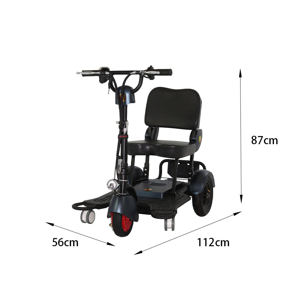 ROLLUX FY-VRLA 350W 48V12Ah Lead-Acid/Lithium Battery Electric Mobility Scooter Drum Brake