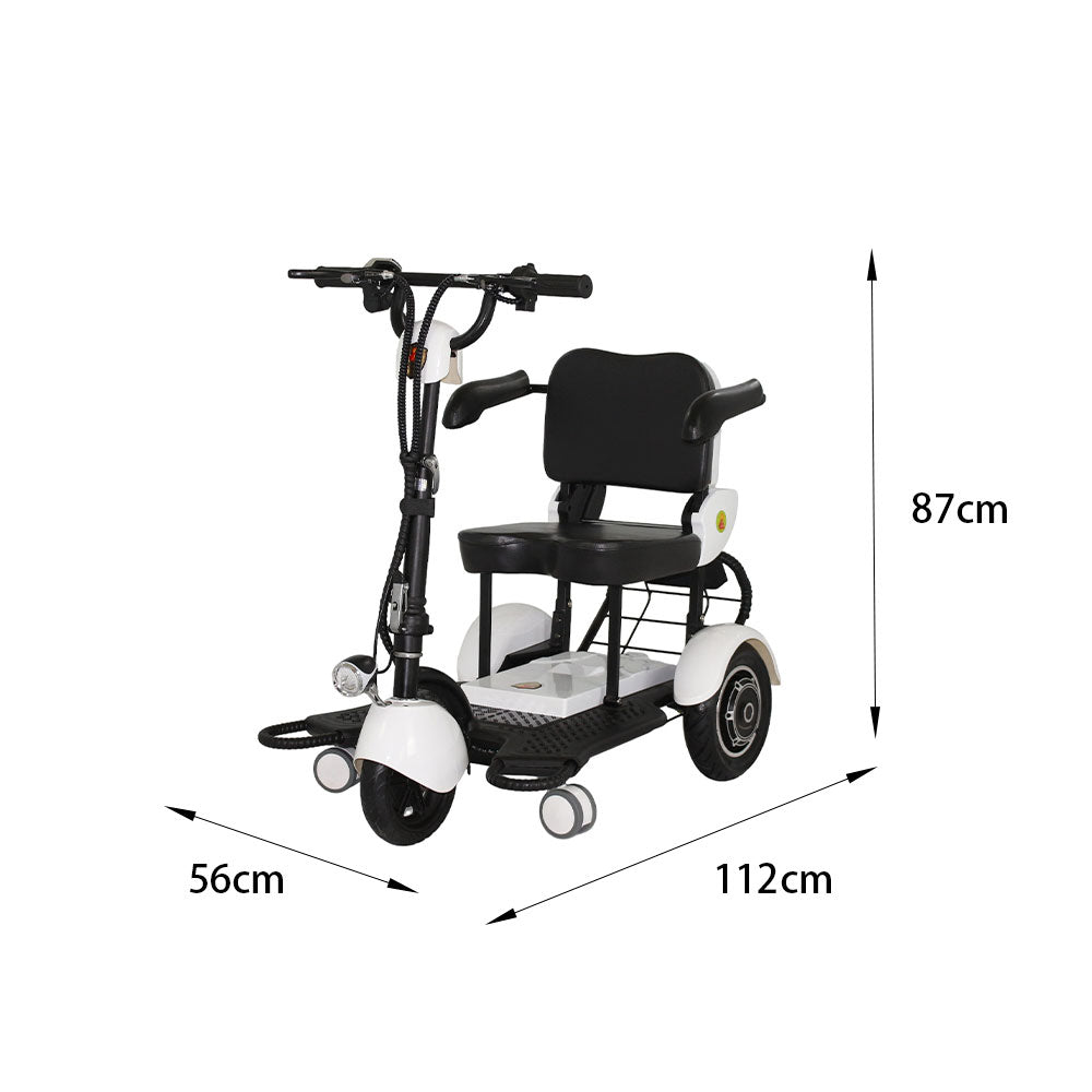 ROLLUX FY-VRLA 350W 48V12Ah Lead-Acid/Lithium Battery Electric Mobility Scooter Drum Brake