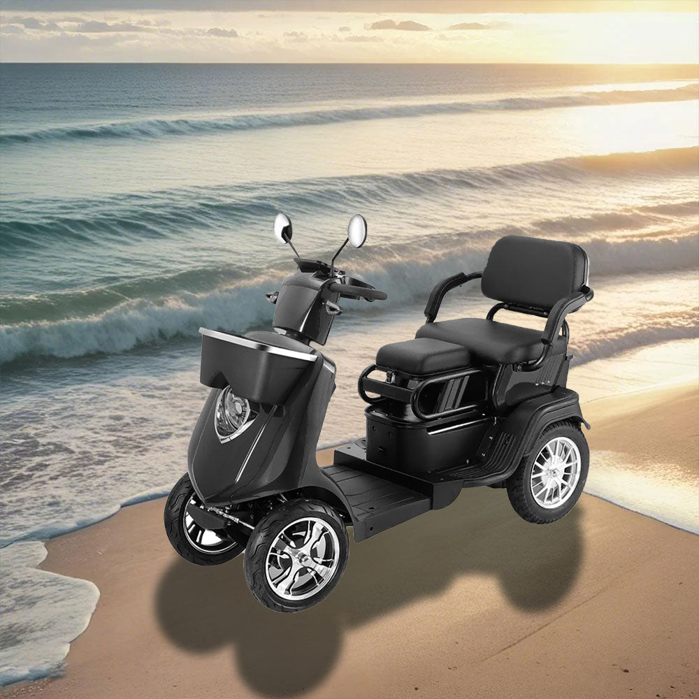 ROLLUX JX2D4W 500W 48V20Ah Lead-Acid/Lithium Battery Electric Mobility Scooter Drum Brake