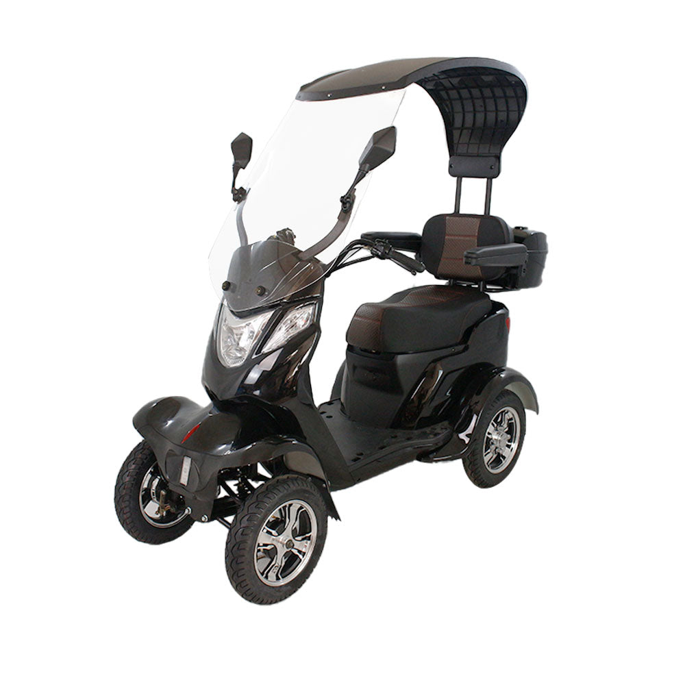 ROLLUX LTH4W 500W 60V20Ah Lead-Acid/Lithium Battery Electric Mobility Scooter Drum Brake