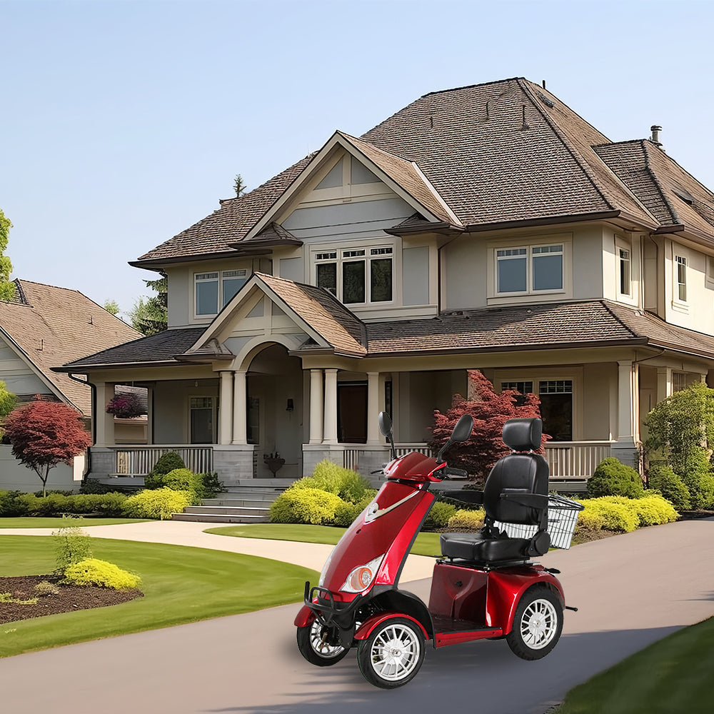 ROLLUX JXY3D 500W 48V20Ah Lead-Acid/Lithium Battery Electric Mobility Scooter Drum Brake