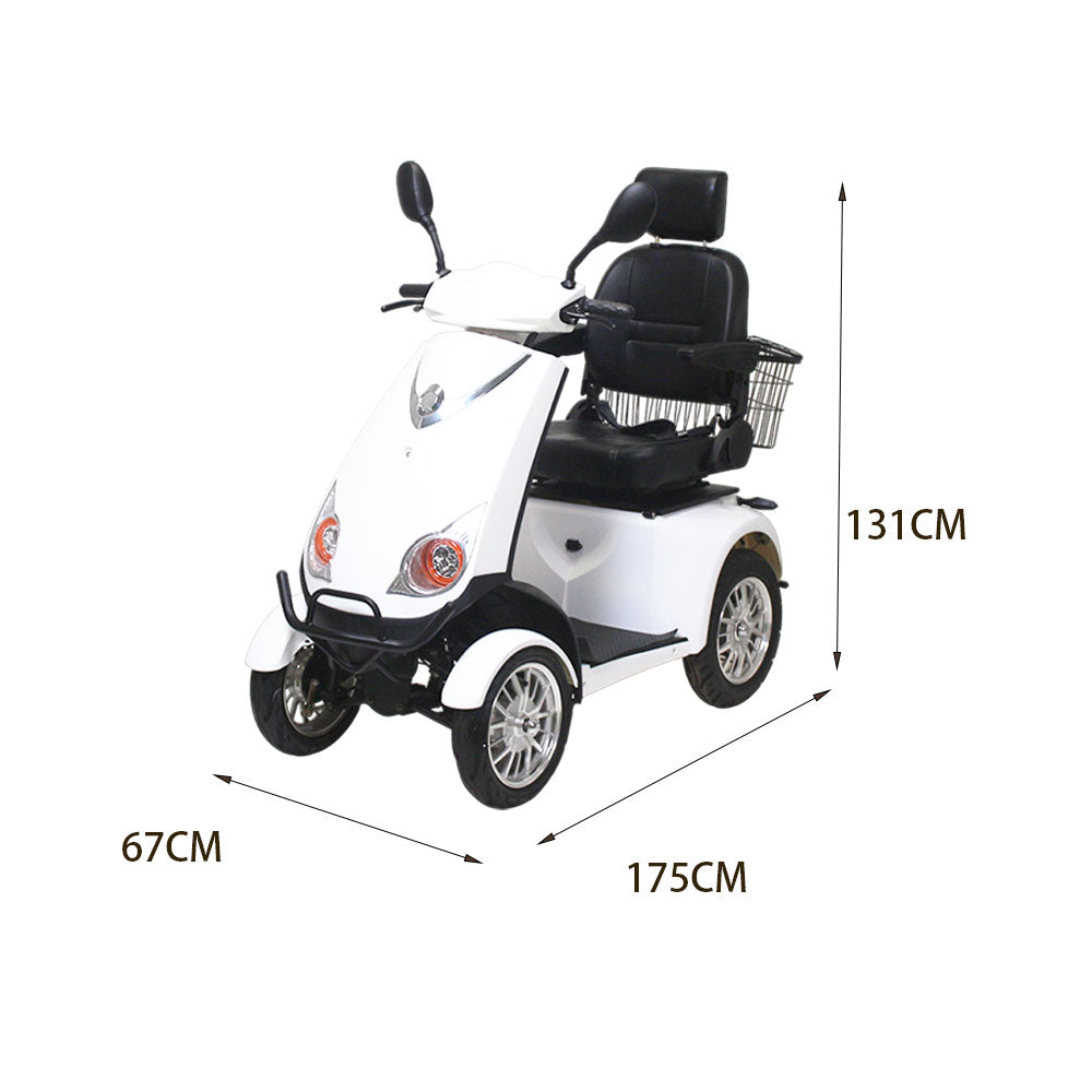 ROLLUX JXY3D 500W 48V20Ah Lead-Acid/Lithium Battery Electric Mobility Scooter Drum Brake