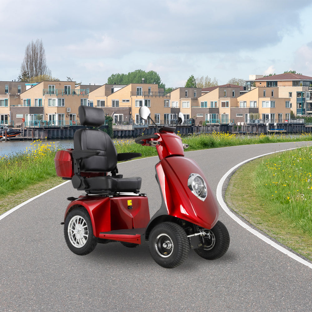 ROLLUX JXY5D 500W 48V20Ah Lead-Acid/Lithium Battery Electric Mobility Scooter Drum Brake