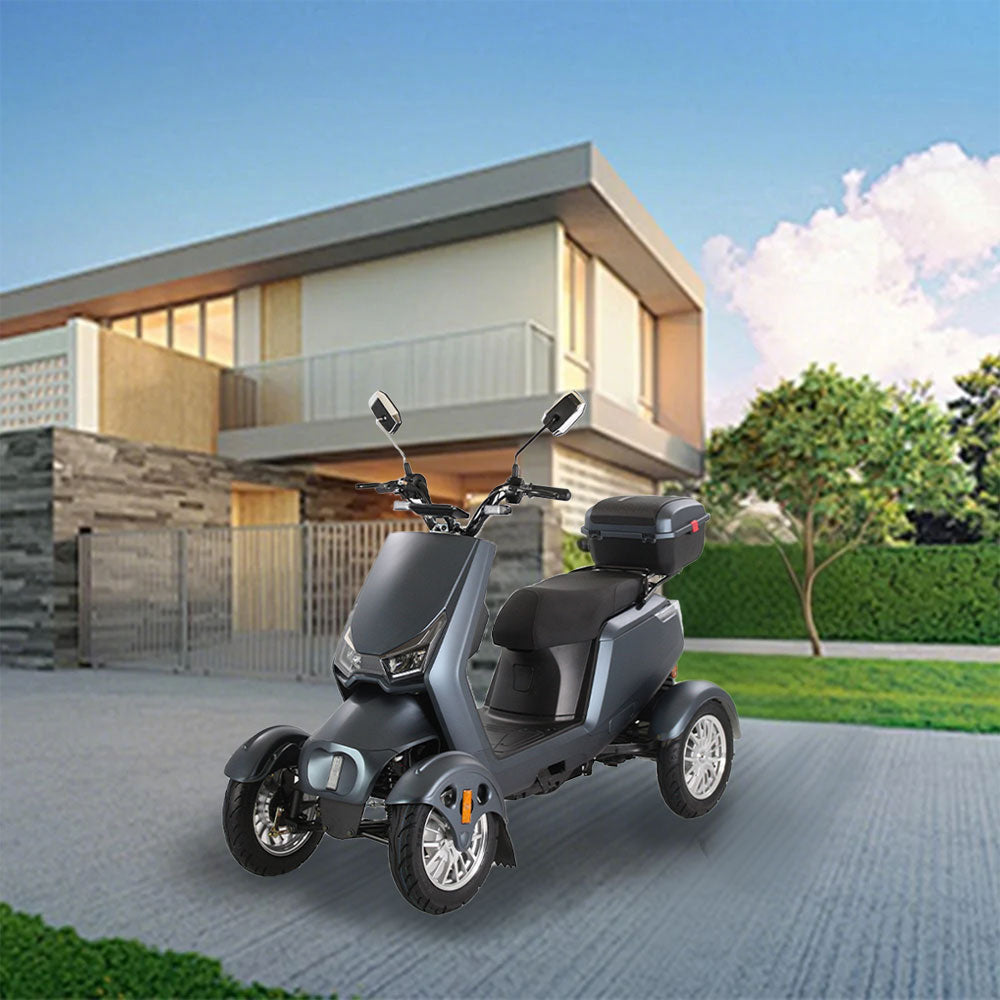 ROLLUX SN4W 500W 60V20Ah Lead-Acid/Lithium Battery Electric Mobility Scooter Drum Brake