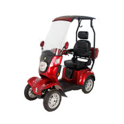 ROLLUX XH4W 500W 48V20Ah Lead-Acid/Lithium Battery Electric Mobility Scooter with Canopy