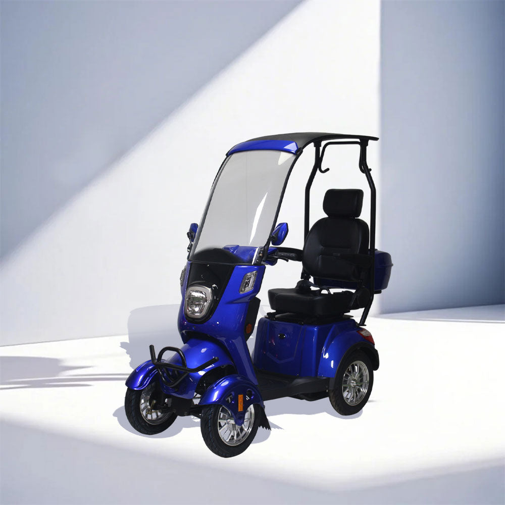 ROLLUX XH4W 500W 48V20Ah Lead-Acid/Lithium Battery Electric Mobility Scooter with Canopy