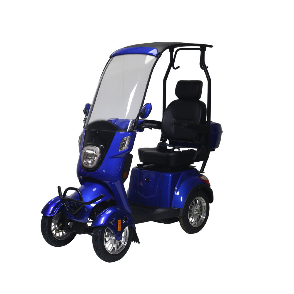 ROLLUX XH4W 500W 48V20Ah Lead-Acid/Lithium Battery Electric Mobility Scooter with Canopy