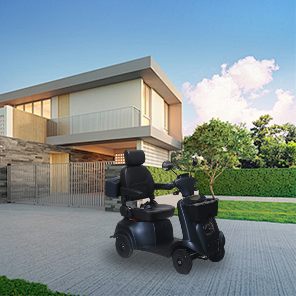 ROLLUX XJK 500W 48V20Ah Lead-Acid/Lithium Battery Electric Mobility Scooter Drum Brake