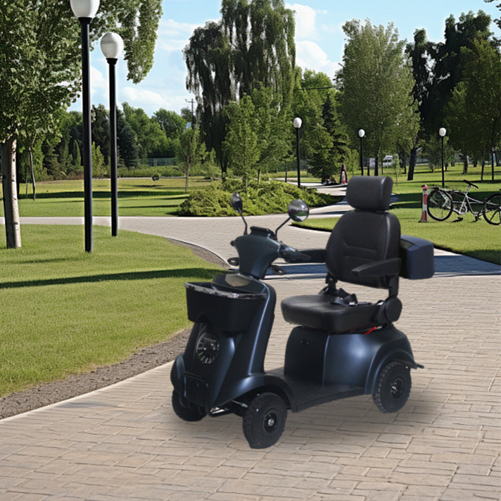 ROLLUX XJK 500W 48V20Ah Lead-Acid/Lithium Battery Electric Mobility Scooter Drum Brake