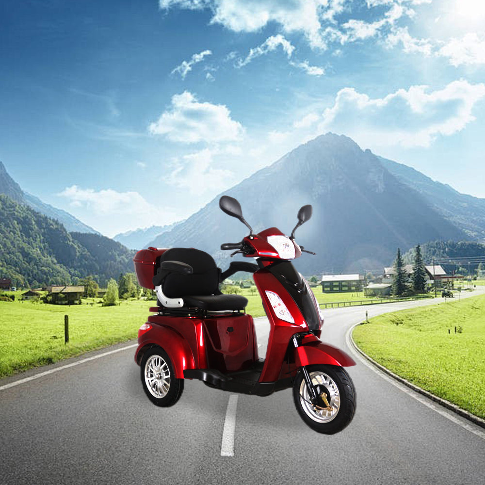 ROLLUX XL1D 500W 60V20Ah Lead-Acid/Lithium Battery Electric Mobility Scooter Drum Brake