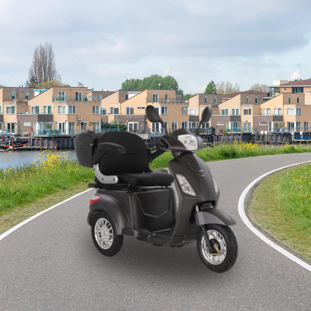 ROLLUX XL1D 500W 60V20Ah Lead-Acid/Lithium Battery Electric Mobility Scooter Drum Brake