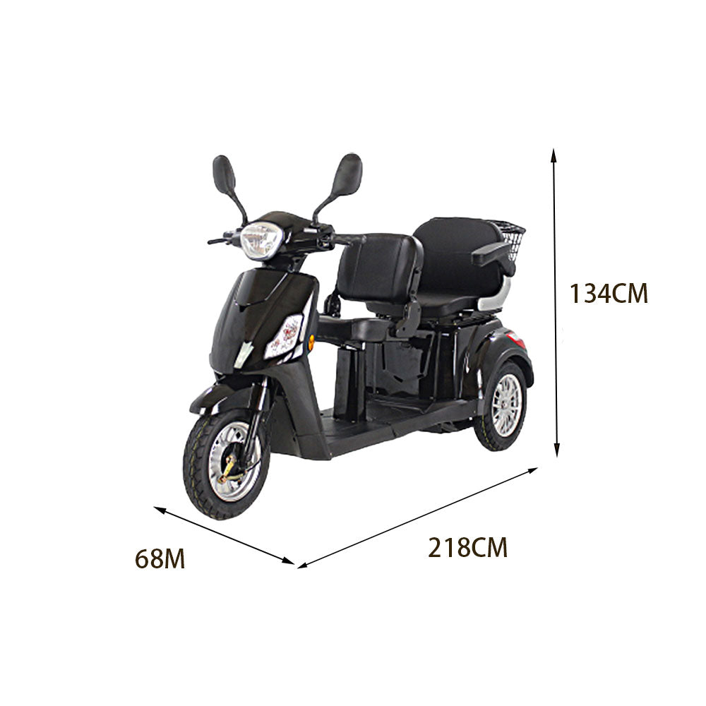 ROLLUX XL2D 500W 60V20Ah  Lead-Acid/Lithium Battery Electric Mobility Scooter Drum Brake